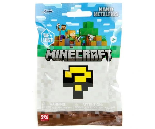 Minecraft: Nano Metalfigs figurină surpriză metalică, mai multe modele, 1 buc - Jada Toys