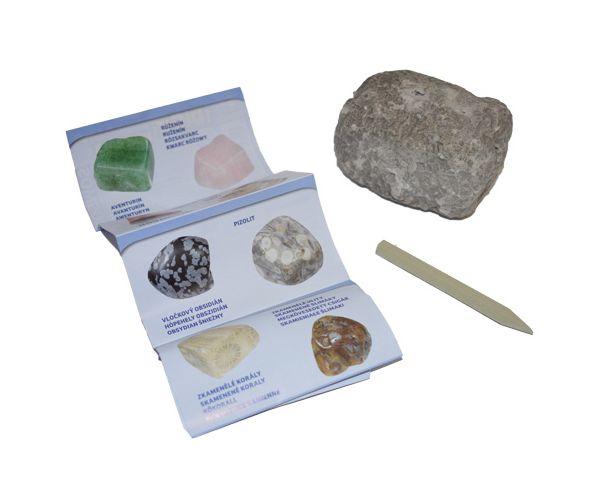 Minerals & Fossils meglepetés kőzet