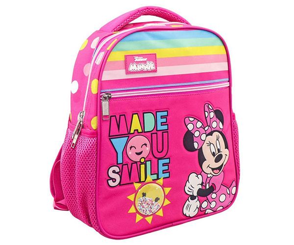 Minnie Mouse rucsac culoarea roz pentru grădiniță 27x10x31cm