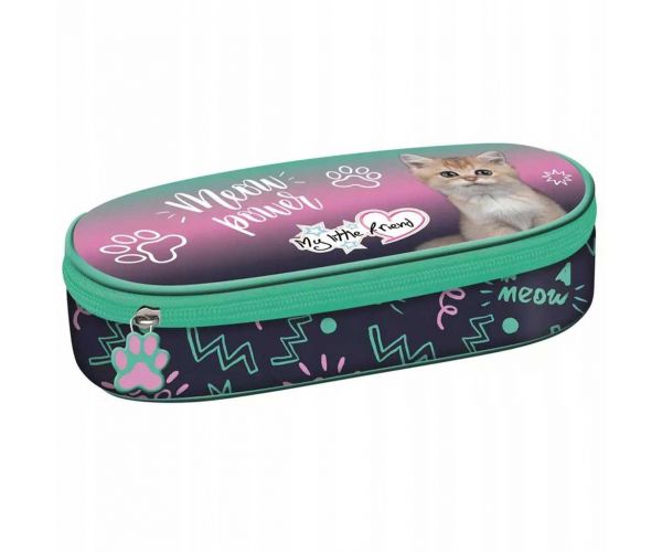 MLF Kitty Party penar oval cu pisici PC01 23x9,5x6cm