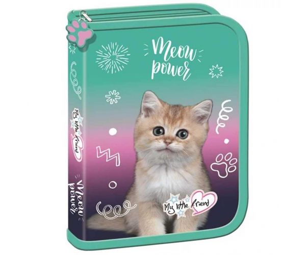 MLF Kitty Party penar pliabil cu pisici PC03 20,5x14x3,5 cm