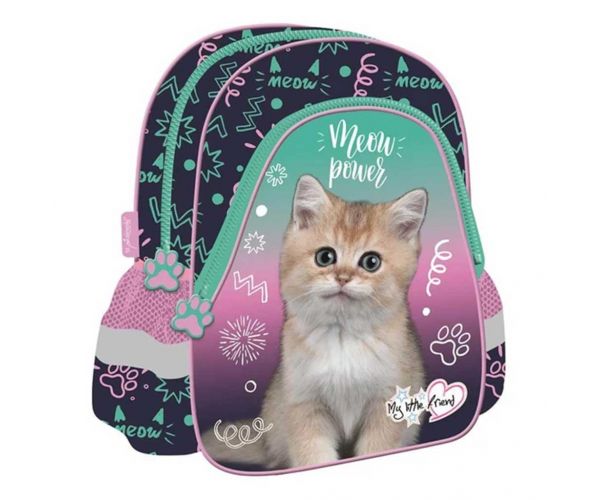 MLF Kitty Party rucsac pentru grădiniță cu pisici 25x30x10cm