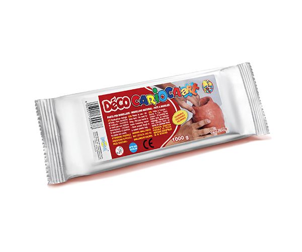 Modellező agyag terrakotta színben 1000g - Carioca