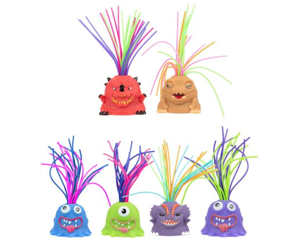 Monster Fun: Figurină amuzantă cu păr extensibil în mai multe variante 1 buc.