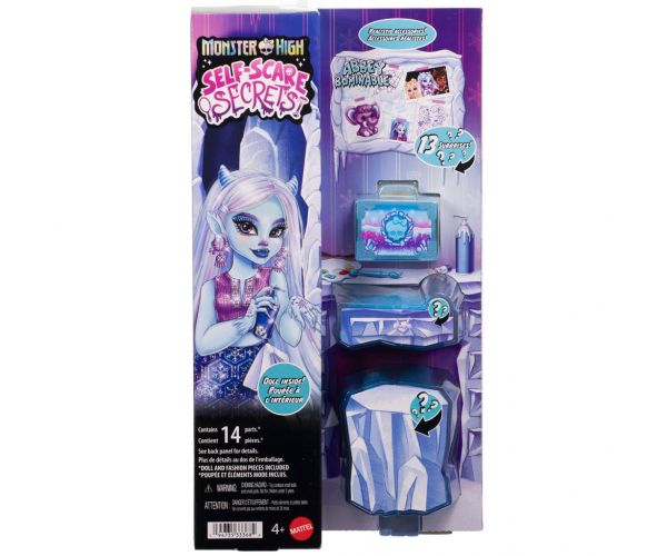 Monster High Îngrijire de groază păpușa Abbey Bominable cu accesorii - Mattel