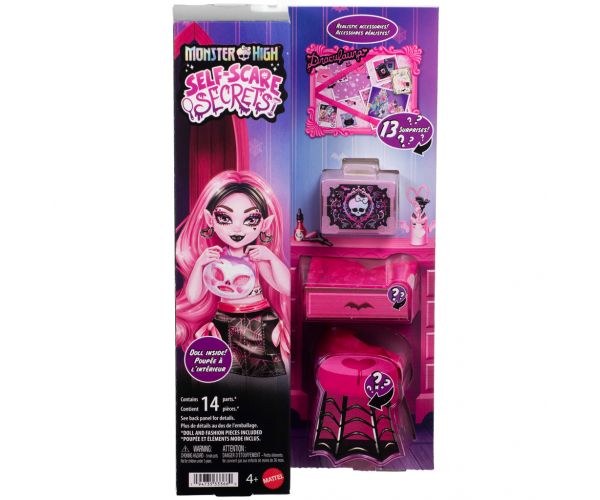 Monster High Îngrijirea Monștrilor păpușa Draculaura cu accesorii - Mattel
