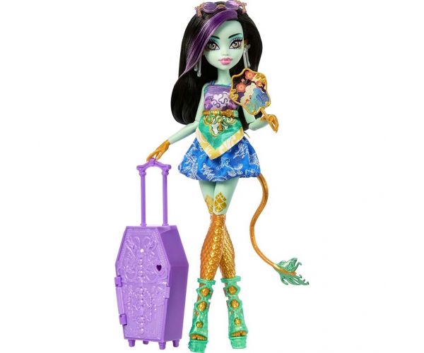 Monster High Secretele Prietenilor Monstruoși: Călătorie de Groază păpușa Jinafire Long - Mattel