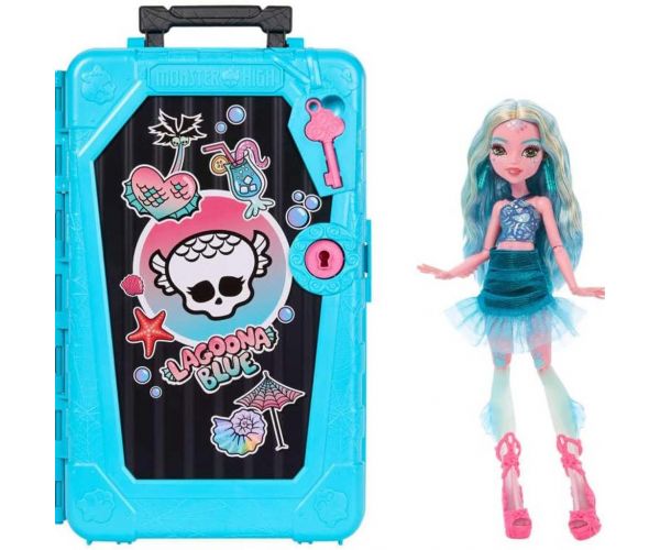 Monster High Secretele prietenelor monstruos de bune: Călătorie înspăimântătoare păpușa Lagoona Blue - Mattel