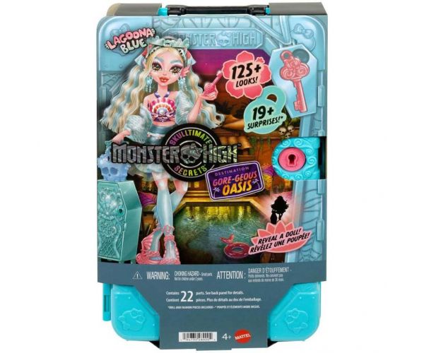 Monster High Secretele prietenelor monstruos de bune: Călătorie înspăimântătoare păpușa Lagoona Blue - Mattel