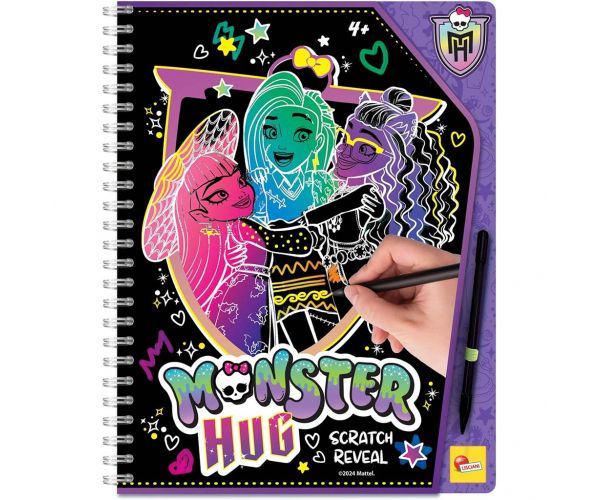 Monster High: Set de creație cu șabloane pentru desen Monster Hug - Lisciani