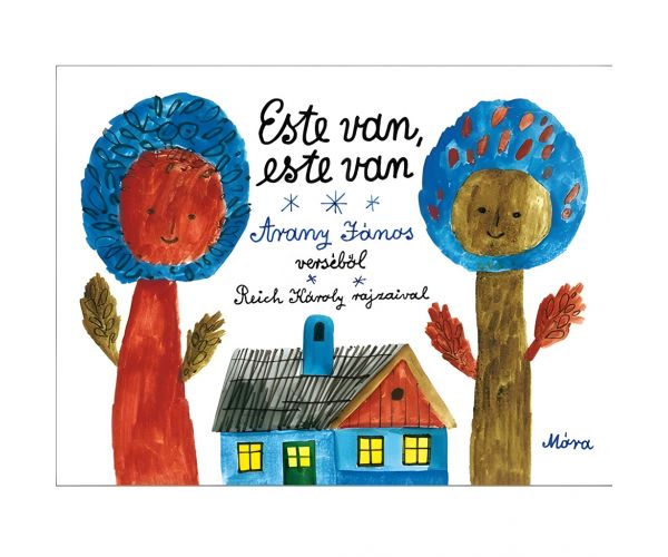 Móra: Arany János - Este van, este van carte de poezii cu pagini de răsfoit