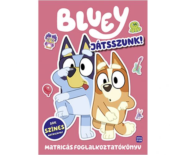 Móra: Bluey – Să ne jucăm! carte de activități cu autocolante