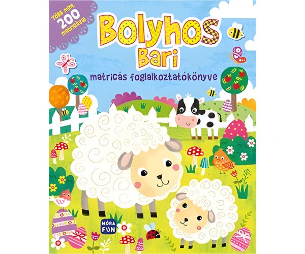 Móra: Carte de activități cu autocolante Bolyhos Bari