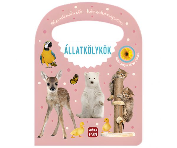 Móra: Cartea mea portabilă cu imagini - Carte de activități cu pui de animale