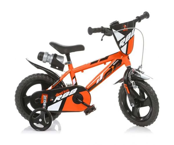 Mountain Bike R88 portocaliu bicicletă pentru copii, mărimea 12 - bicicletă Dino Bikes