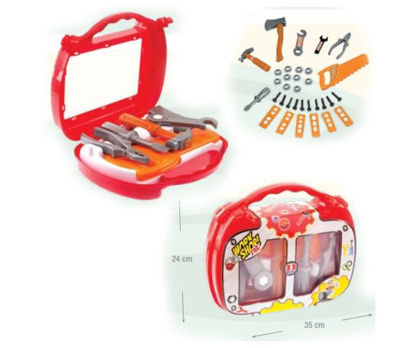 Mochtoys: set transportabil set creativ de 33 bucăți