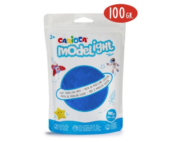 Modelight 100g plastilină albastră - Carioca