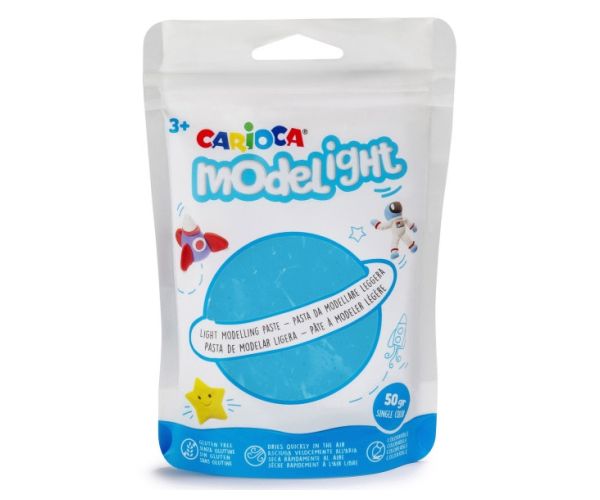 Modelight 50g plastilină albastru deschis - Carioca
