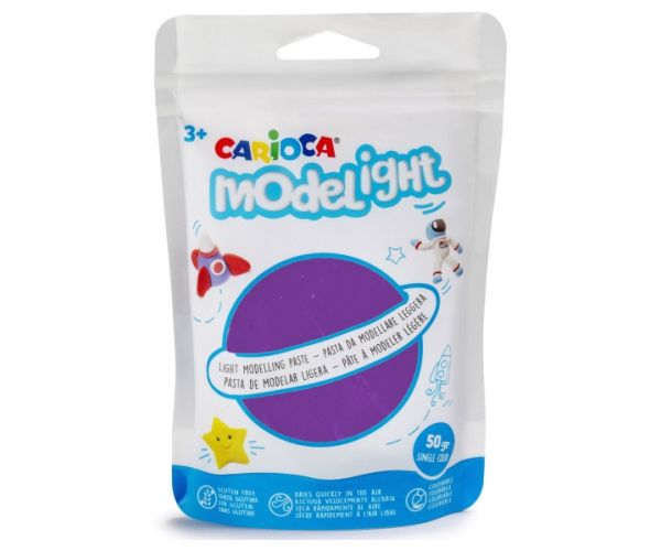 Modelight 50g plastilină mov - Carioca