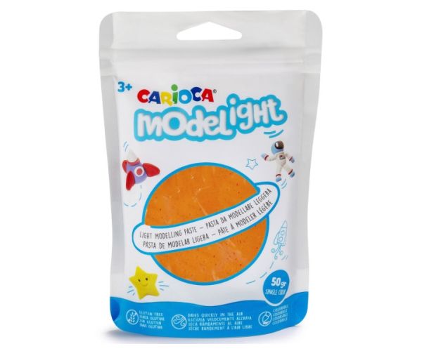 Modelight 50g plastilină portocaliu - Carioca