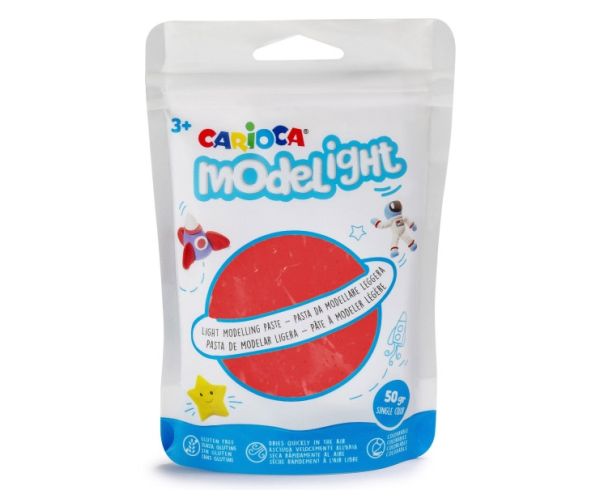 Modelight 50g plastilină roșie - Carioca