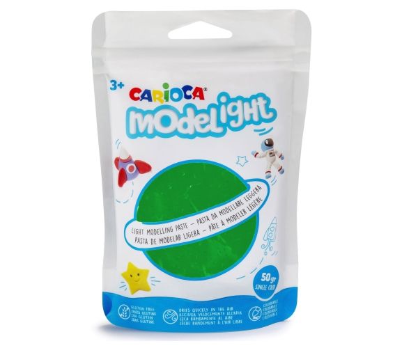 Modelight 50g plastilină verde - Carioca