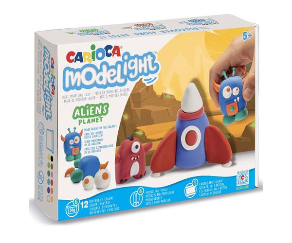 Modelight Maxi Play Box Extraterești set platilină - Carioca