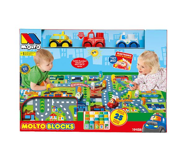 Molto: Blocks játszószőnyeg 25db-os szett