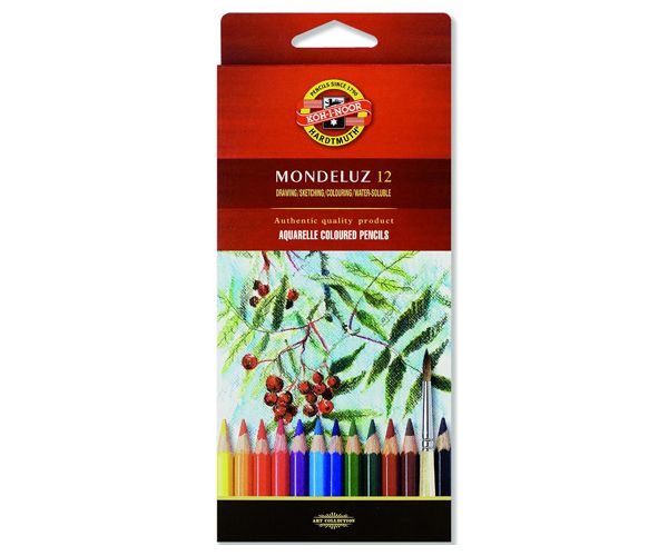 ICO: Mondulez aquarell set creioane colorate 12 bucăţi