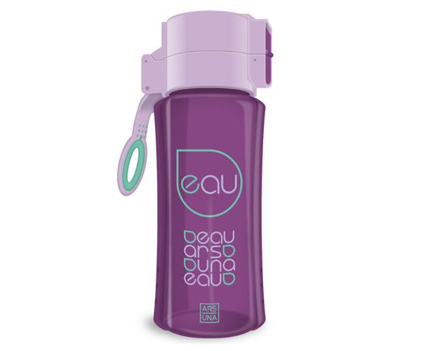 Mov-mov închis sticlă pentru apă 450ml