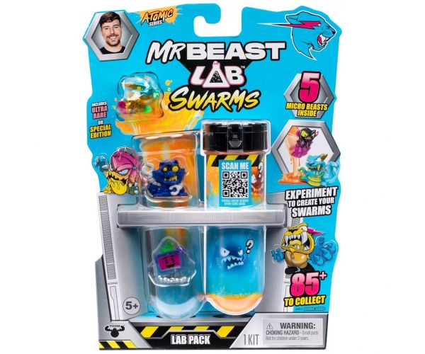 Mr. Beast: Roi de Laboratoare Set de 5 eprubete cu monștri Seria 2