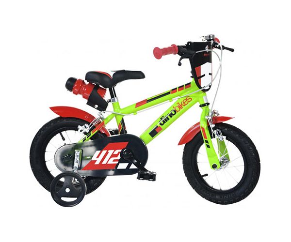MTB Sfera világoszöld gyerek bicikli 12-es méretben - Dino Bikes kerékpár