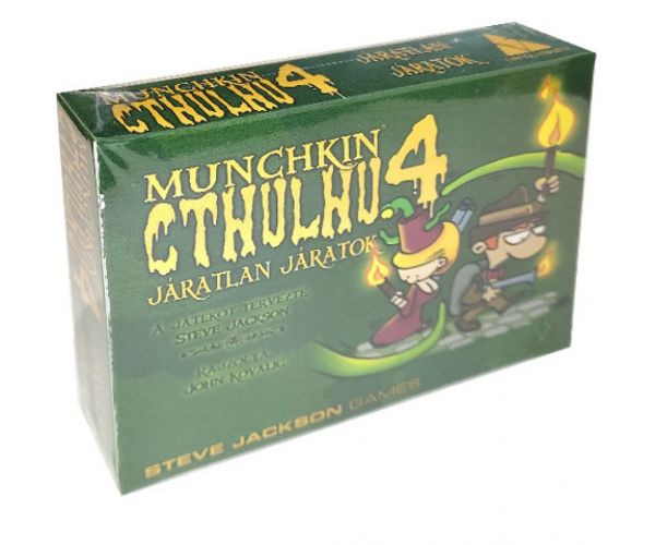 Munchkin Cthulhu 3 - Járatlan járatok társasjáték kiegészítő