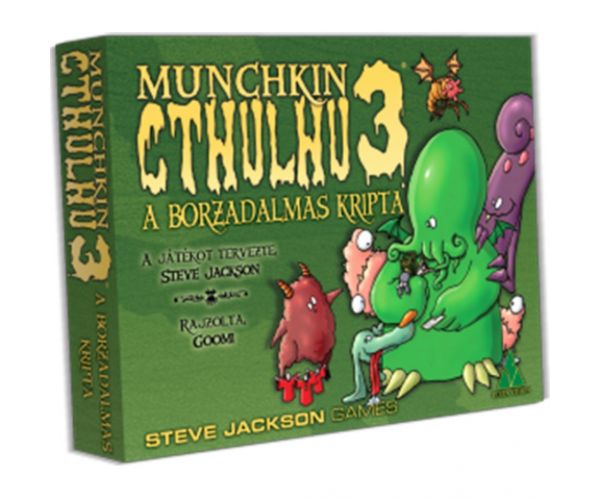 Munchkin Cthulhu 3 - Extensia jocului de societate A borzadalmas kripta