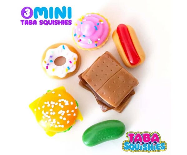 Mushmeez: bunătăți mini DIY moi, squishy, set de 3 bucăți, diverse, 1 buc.