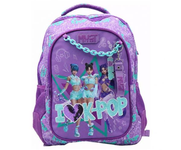 Must: I Love K-Pop rucsac școlar 43x32x18 cm - Luna