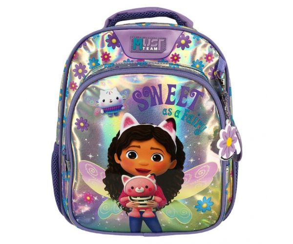 Must: Rucsac pentru grădiniță „Căsuța păpușii Gabi” 31×27×10cm - Luna