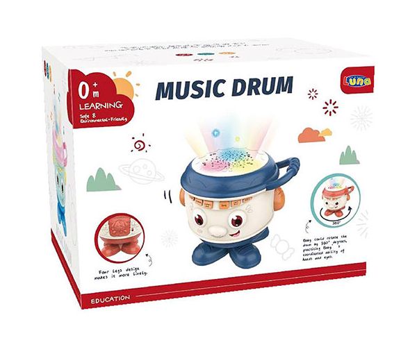Music Drum Tobă muzicală cu lumini în două variante