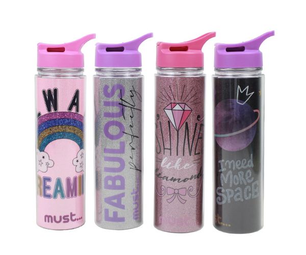 Must: 500ml sticlă de apă pentru fete mai multe variante 1 bucată