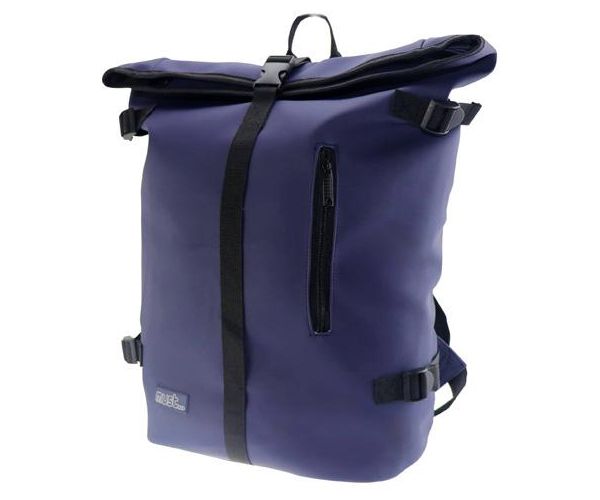 Must: Albastru ghiozdan ergonomic, rucsac cu catarame 30x12x52cm ​