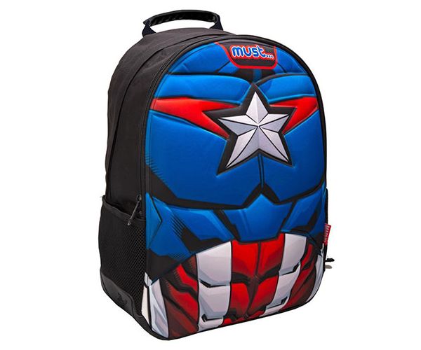 Must... Avengers Captain America 3D design rucsac, ghiozdan 32x15x43cm