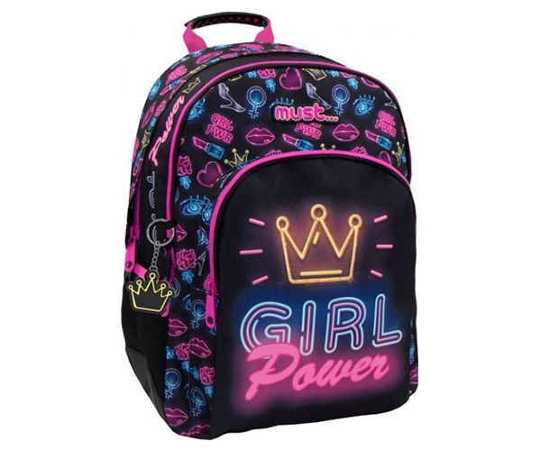 Must... Girl Power rucsac, ghiozdan 33x16x45cm