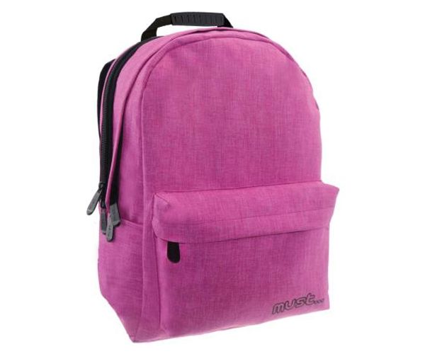 Must: Moon Jeans pink iskolatáska, hátizsák 32x19x42cm