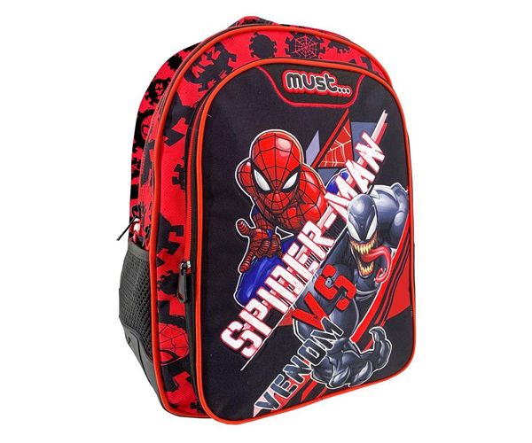 Must: Spider-Man vs Venom rucsac, ghiozdan 32x18x43cm