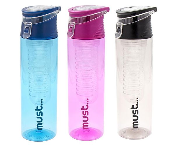 Must... Tritan sticlă de apă cu filtru în trei variante