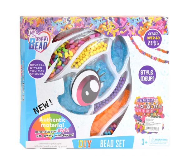 My Happy Bead: set de mărgele pentru bijuterii cu peste 200+ de margele si accesorii