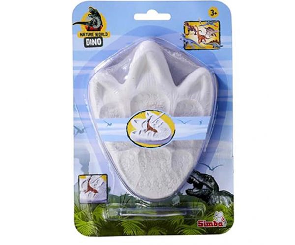 Nature World Dino - Set de sculptat surpriză cu amprentă de dinozaur - Simba Toys