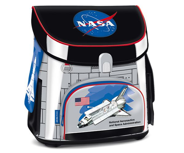 Nasa mágneszáras iskolatáska, hátizsák 33x41x24cm