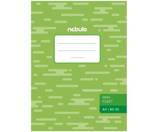 Nebulo: Caiet capsat simplu A4 80-32