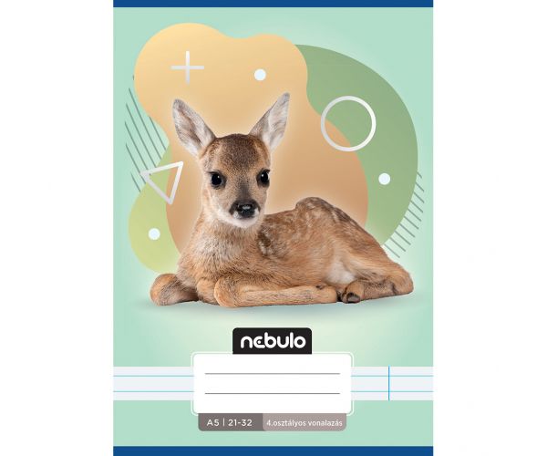 Nebulo: Caiet dictando clasa a 4-a cu model Bambi A/5 21-32